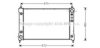 AVA QUALITY COOLING HD2037 Radiator, engine cooling